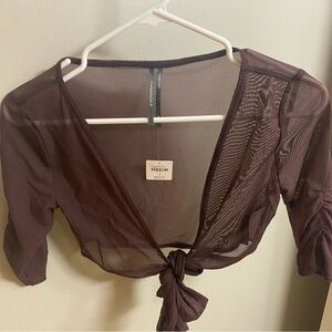 Mesh tie shrug from Anthropologie